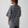 Oversized T-shirt i tjockt tyg för barn