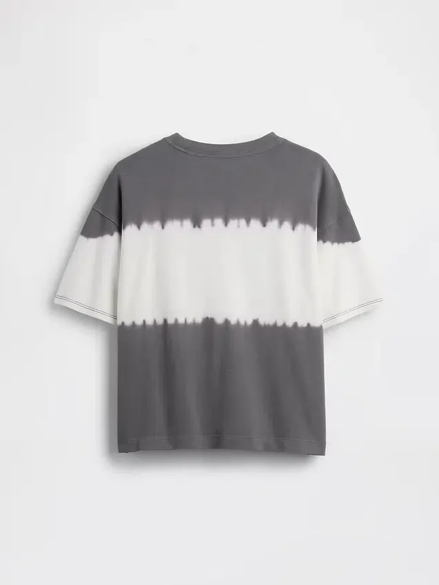 Oversized T-shirt i tjockt tyg för barn