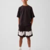 Oversized T-shirt i tjockt tyg för barn