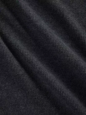 Oversized T-shirt i våffelstickning för barn