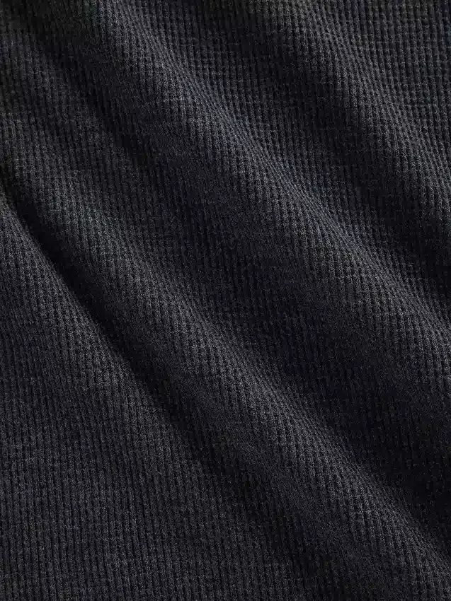Oversized T-shirt i våffelstickning för barn