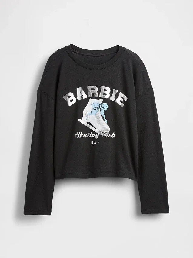 Oversized T-shirt med Barbie-motiv för barn