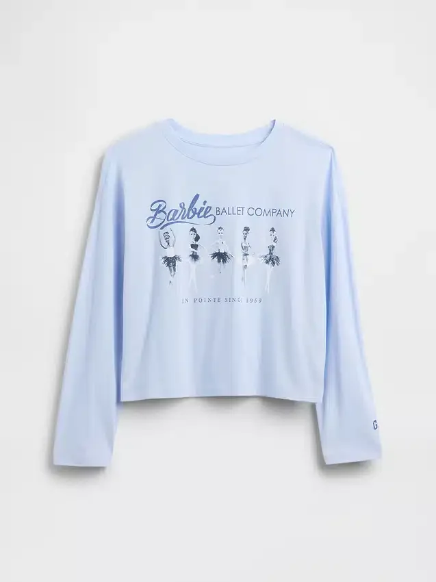 Oversized T-shirt med Barbie-motiv för barn