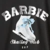 Oversized T-shirt med Barbie-motiv för barn
