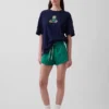 Oversized T-shirt med Brannan Bear-logotyp