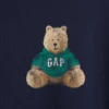 Oversized T-shirt med Brannan Bear-logotyp