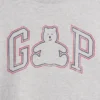 Oversized T-shirt med Brannan Bear-logotyp