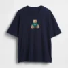 Oversized T-shirt med Brannan Bear-logotyp