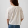 Oversized T-shirt med grafiskt logo för barn