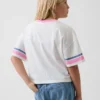 Oversized T-shirt med grafiskt tryck för barn