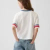Oversized T-shirt med grafiskt tryck för barn
