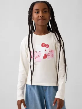 Oversized T-shirt med Hello Kitty-motiv för barn
