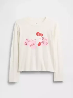 Oversized T-shirt med Hello Kitty-motiv för barn