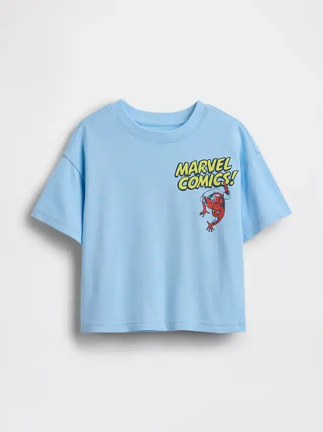 Oversized T-shirt med Marvel-motiv för Baby & Småbarn