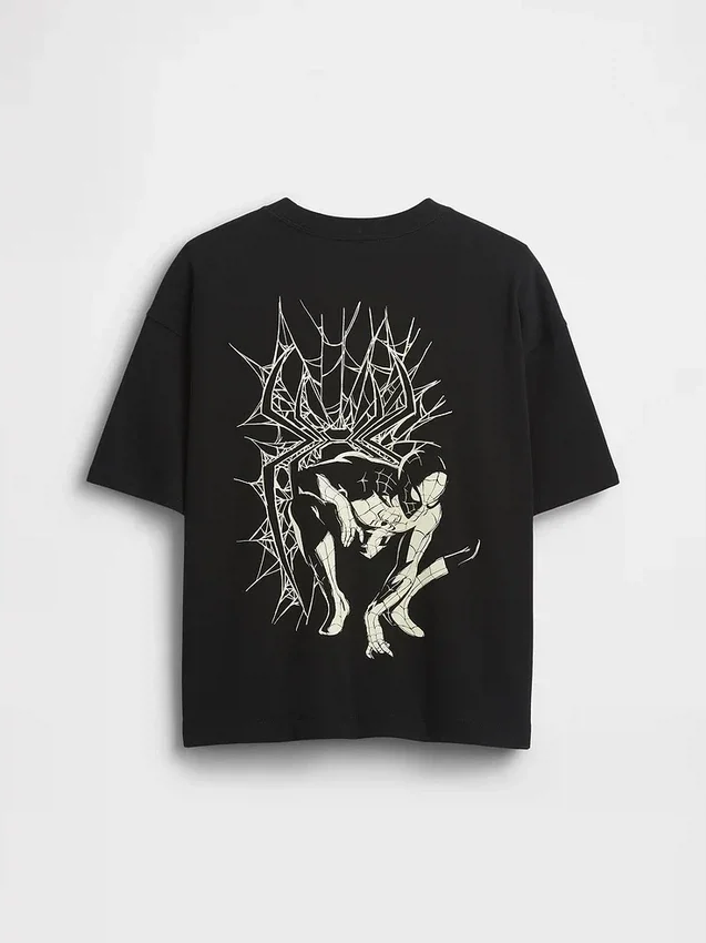 Oversized T-shirt med Marvel-motiv för barn