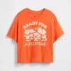 Oversized T-shirt med tryck för Baby & Småbarn