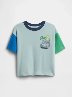 Oversized T-shirt med tryck för Baby & Småbarn