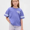 Oversized T-shirt med tryck för barn