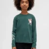 Oversized T-shirt med tryck för barn