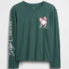 Oversized T-shirt med tryck för barn