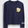 Oversized T-shirt med tryck för barn