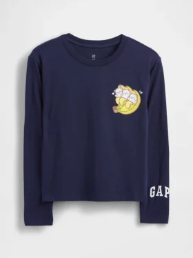 Oversized T-shirt med tryck för barn
