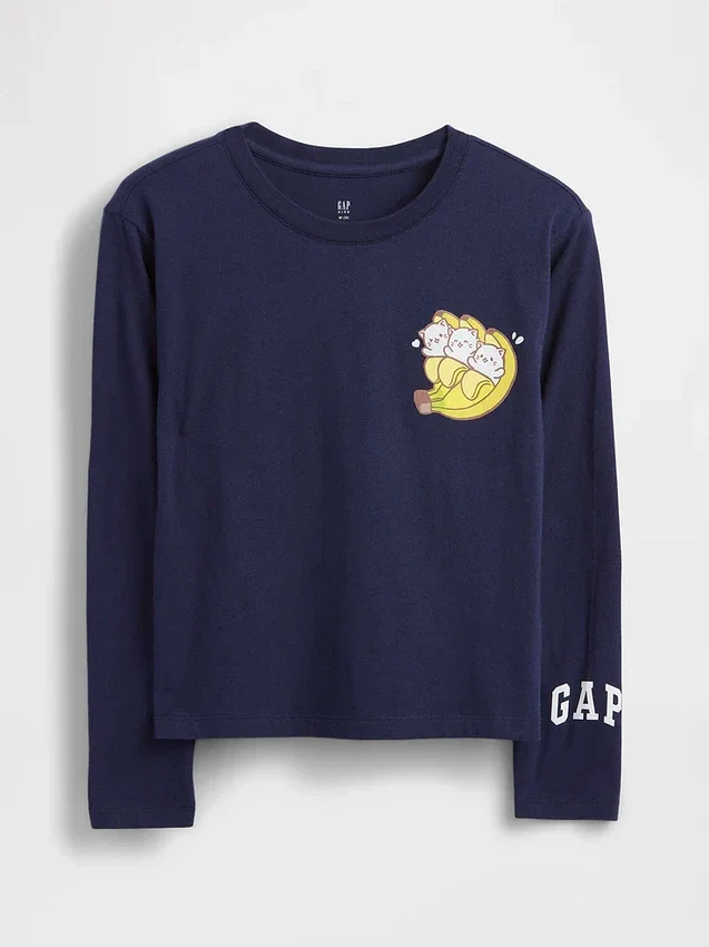 Oversized T-shirt med tryck för barn