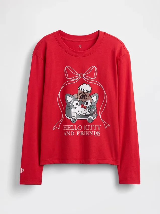 Oversized T-shirt med tryck för barn