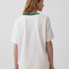 Oversized T-shirt med Varsity-logotyp