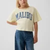 Oversized T-shirt med vid halsringning för barn