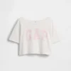 Oversized T-shirt med vid halsringning för barn