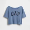 Oversized T-shirt med vid halsringning för barn