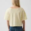 Oversized T-shirt med vid halsringning för barn