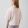 Oversized T-shirt med vid halsringning för barn