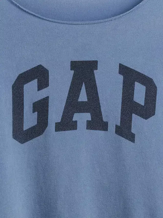 Oversized T-shirt med vid halsringning för barn