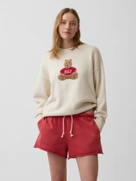 Oversized-tröja i 100 % bomull