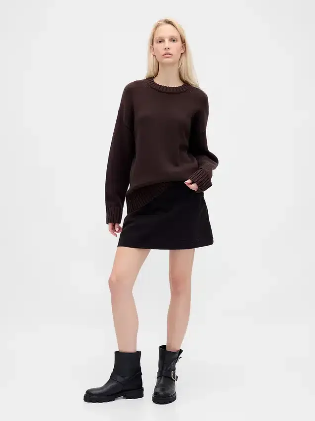 Oversized-tröja i 100 % bomull