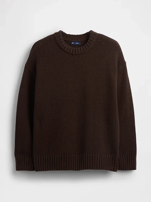 Oversized-tröja i 100 % bomull