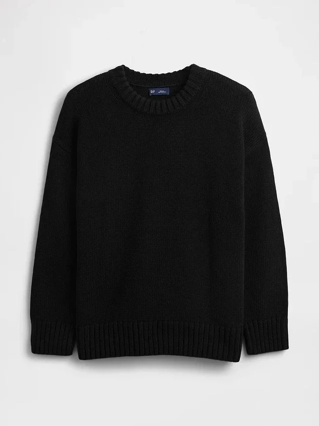 Oversized-tröja i 100 % bomull