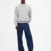 Oversized-tröja i tjockt tyg för vuxna