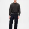 Oversized-tröja i tjockt tyg för vuxna