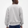 Oversized-tröja i tjockt tyg för vuxna