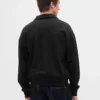Oversized tröja med kvartslås för vuxna