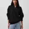Oversized tröja med kvartslås för vuxna