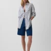 Oversized tunika i linneblandning