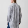 Oversized tunika i linneblandning