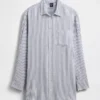 Oversized tunika i linneblandning