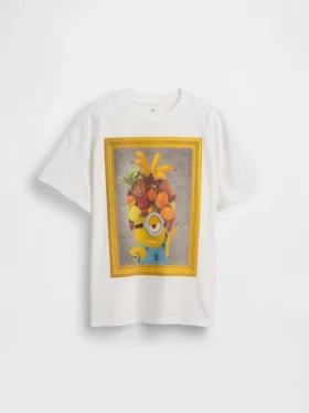 Oversized tunika-T-shirt för barn med Minions-motiv