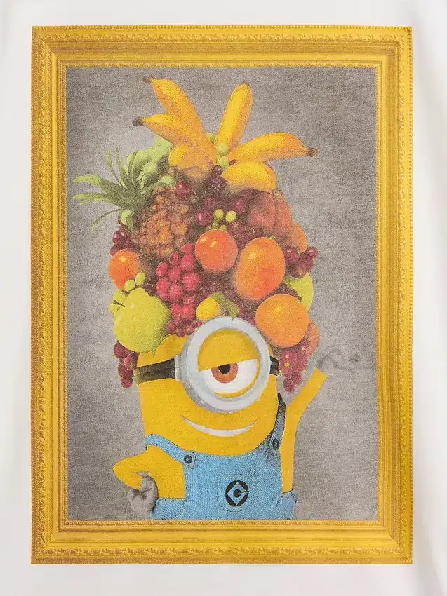 Oversized tunika-T-shirt för barn med Minions-motiv