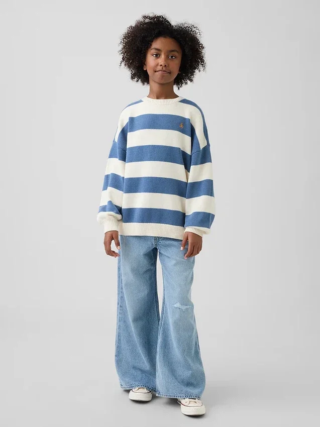 Oversized tunika-tröja för barn